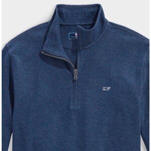 Vineyard Vines Men's Navy Zip-Up Sweater